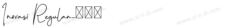 Inovasi Regular字体转换
